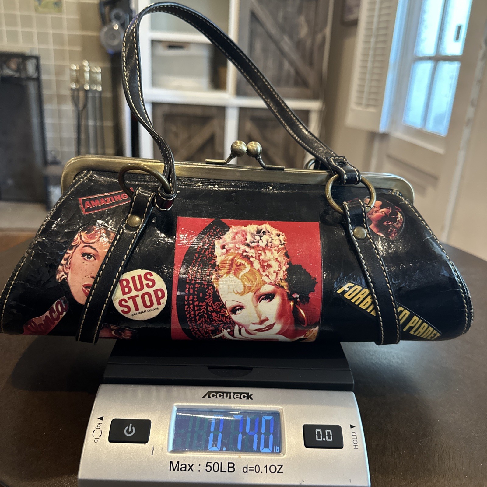 Vintage Marilyn Monroe Bus Stop Movie Poster Handbag Retro Doctor Bag Purse