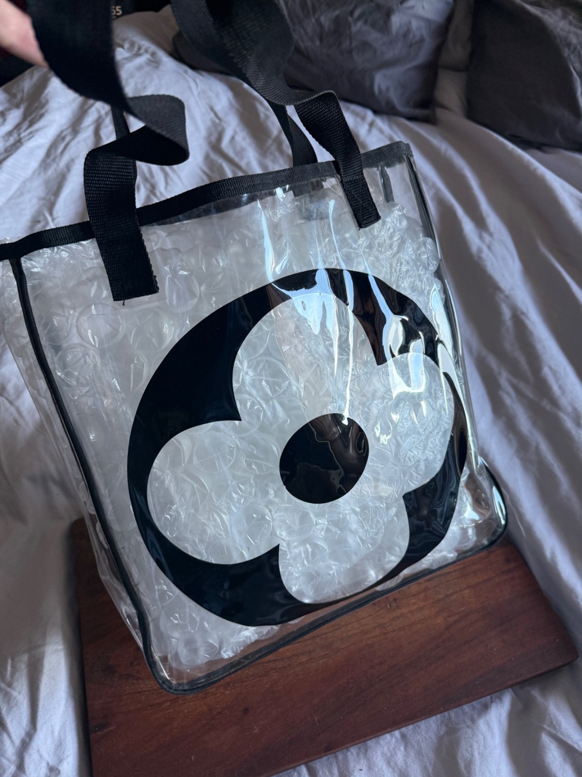 louis Vuitton Clear & Monogrammed Beach, Shopping or Work Bag