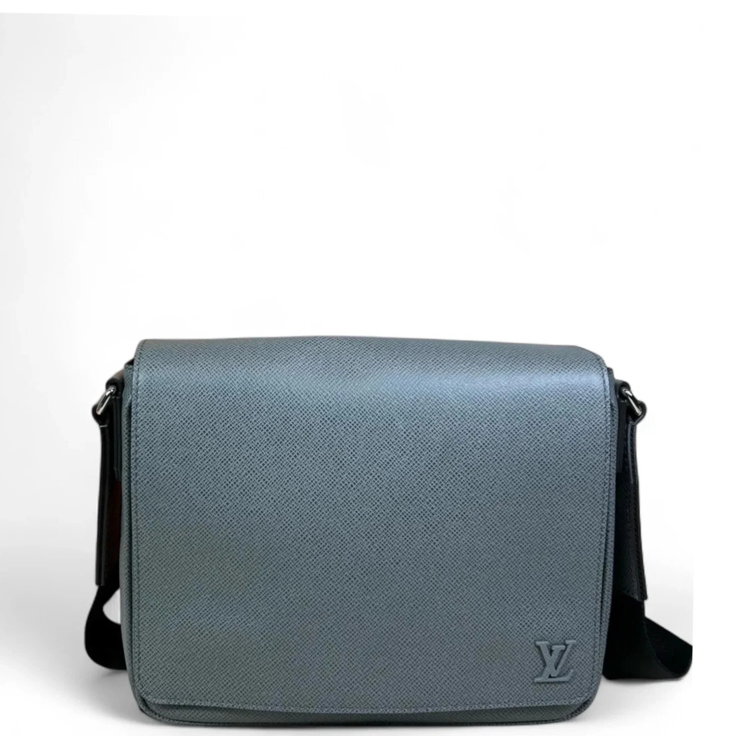 Louis Vuitton District Messenger Bag Pm Grey Calfskin (dh071526i0r)
