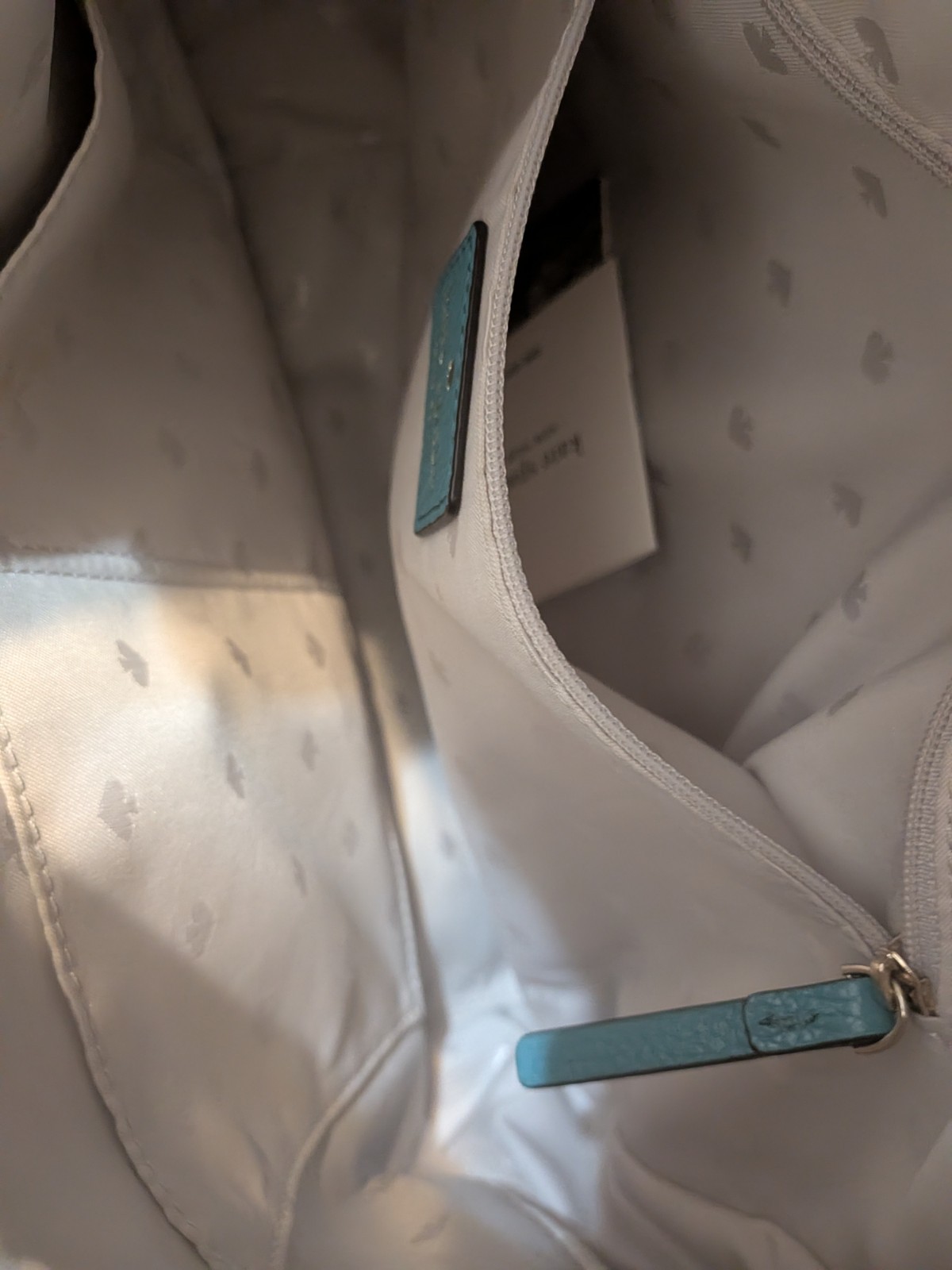 Kate Spade Mulberry Vivian Turquoise Blue Leather Hobo WKRU4138 Shoulder NWOT