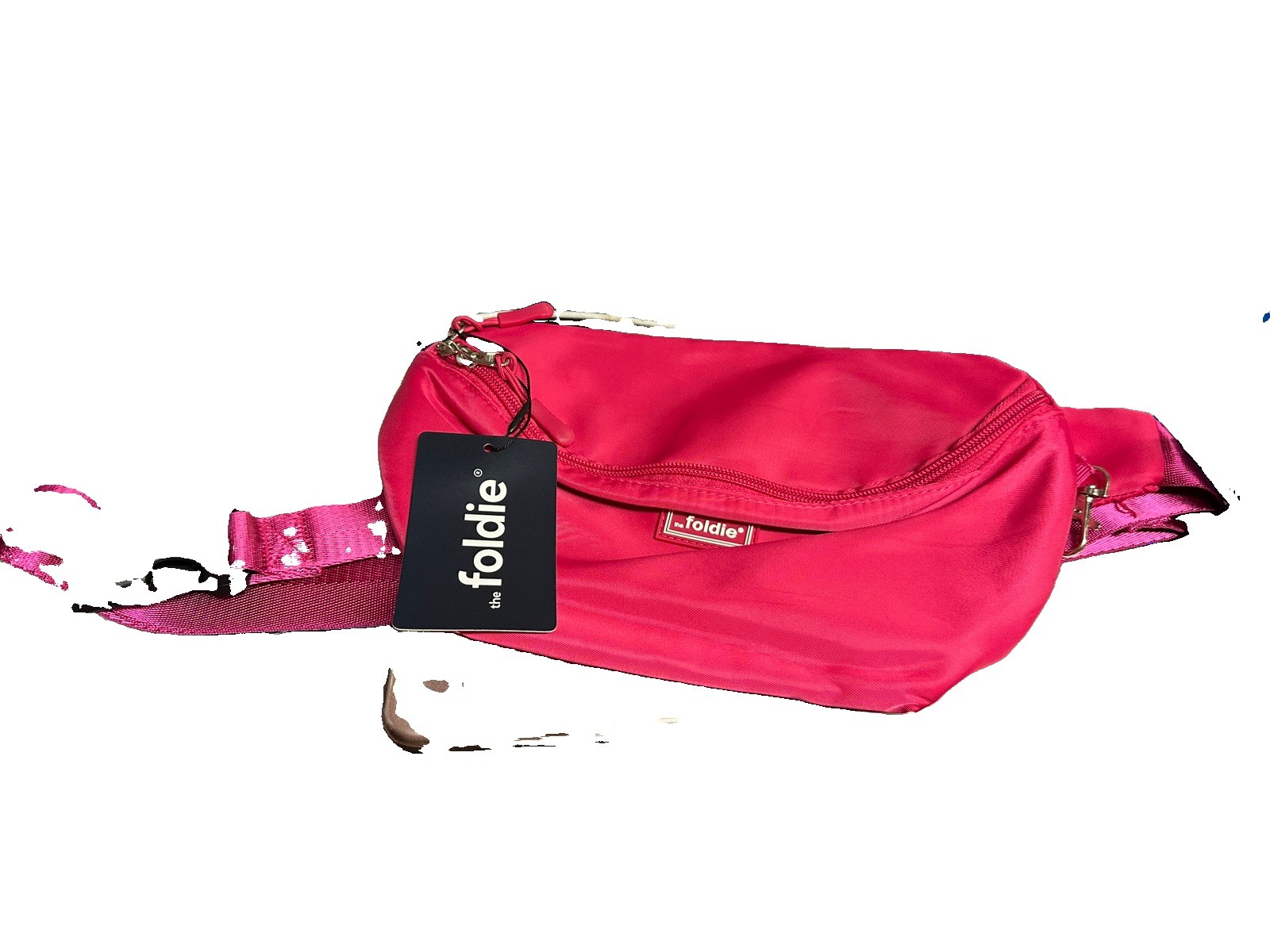 Viral – The Foldie Belt Bag Fanny Pack Pink Nylon Crossbody Travel RFID NEW