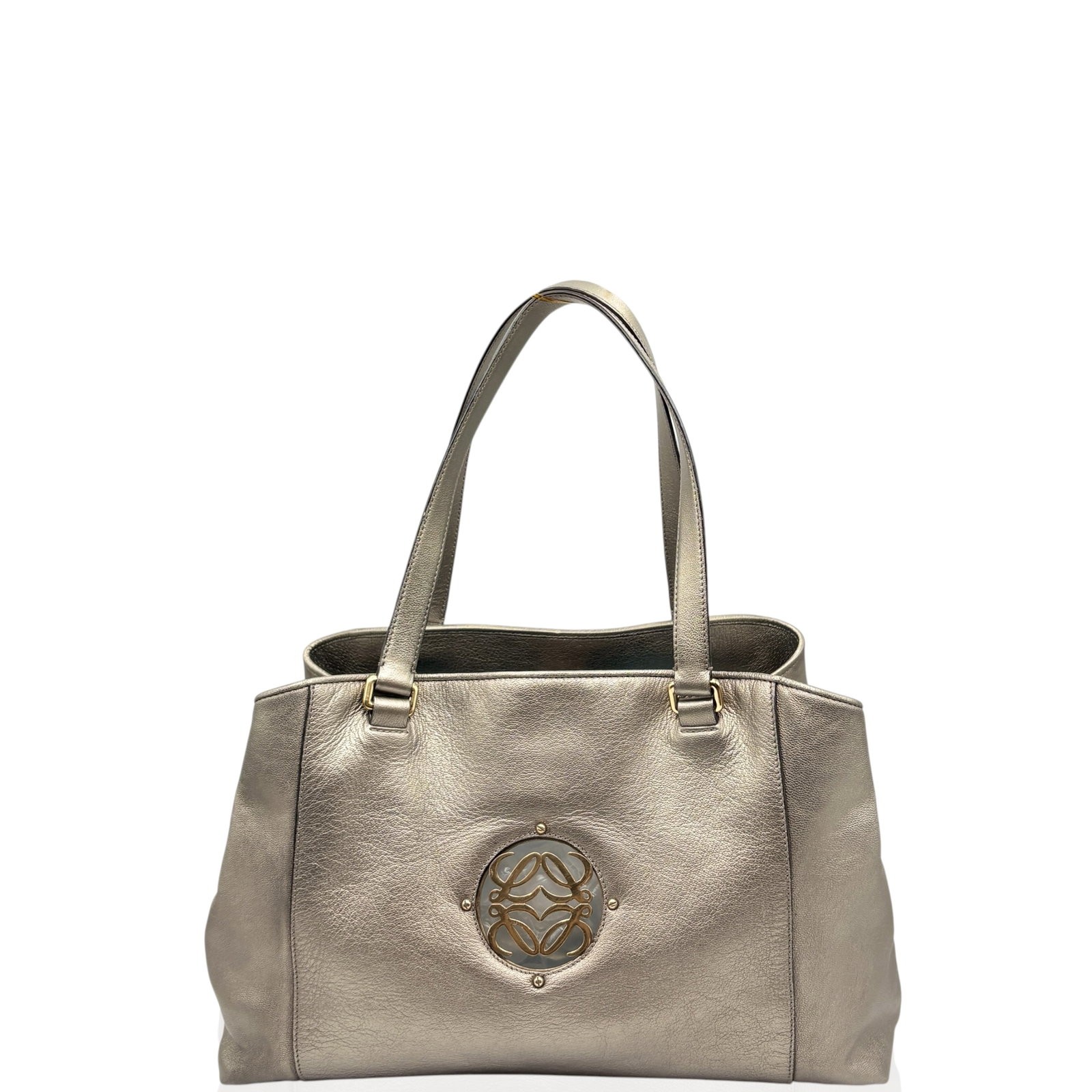 Loewe Handbag Dark Silver Calfskin (lc041826c1)