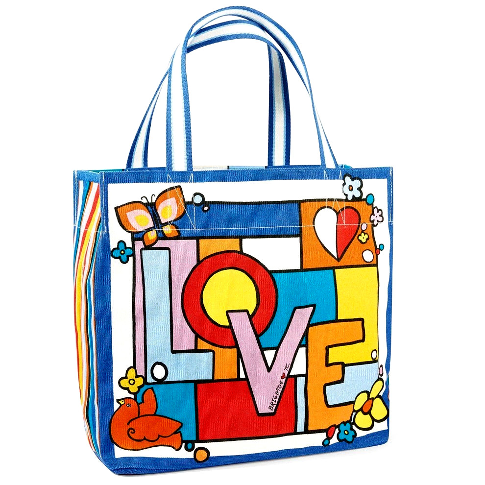 Brighton Power Of Love Canvas Tote In Original Packaging NWTag $150