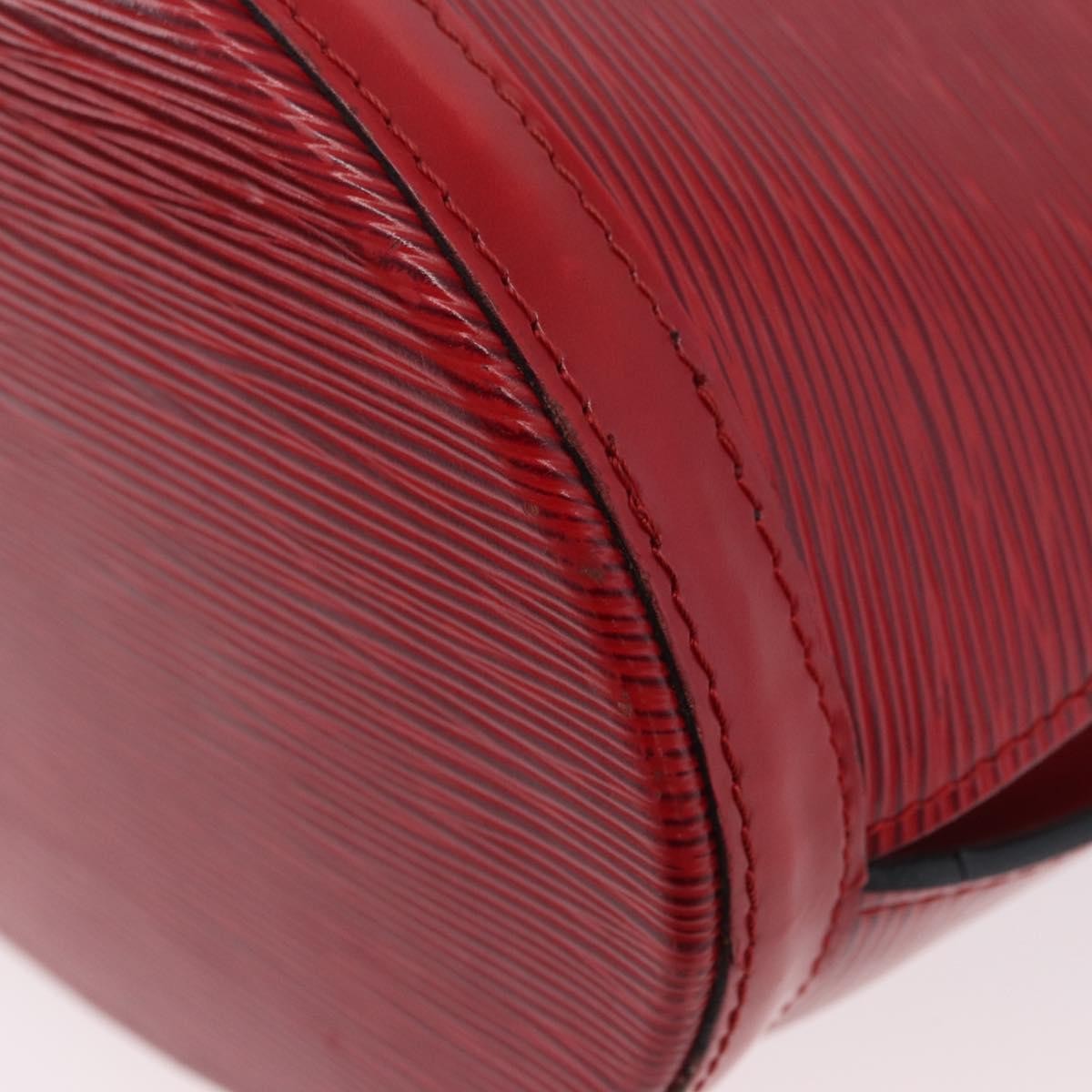 LOUIS VUITTON Epi Cluny Shoulder Bag Red M52257 LV Auth ka3024