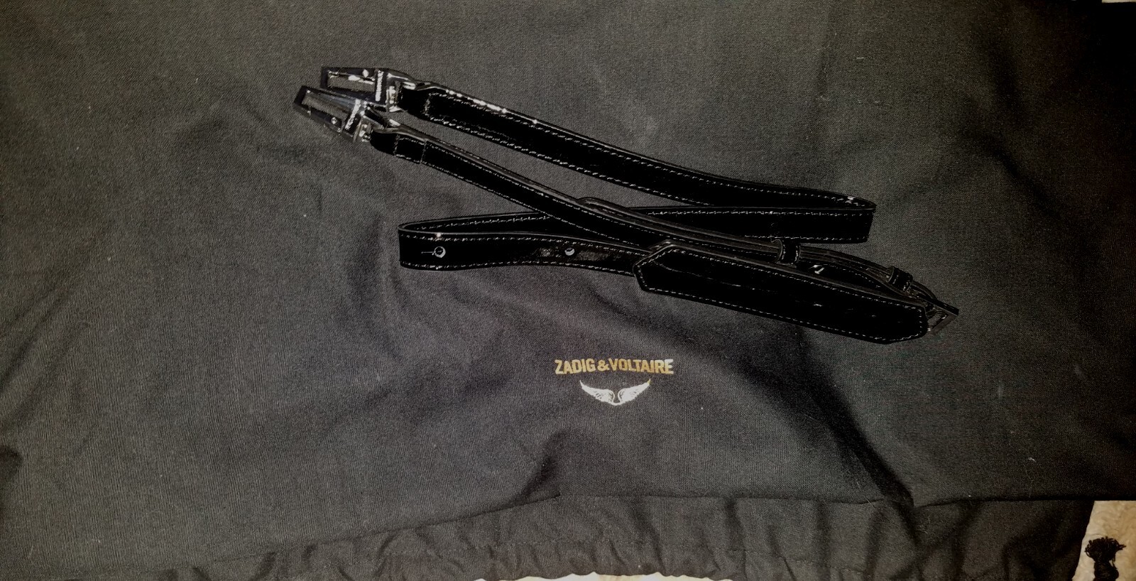 Zadig & Voltaire Candide Zip Keith Mix Leather Bag Black NWT $848+
