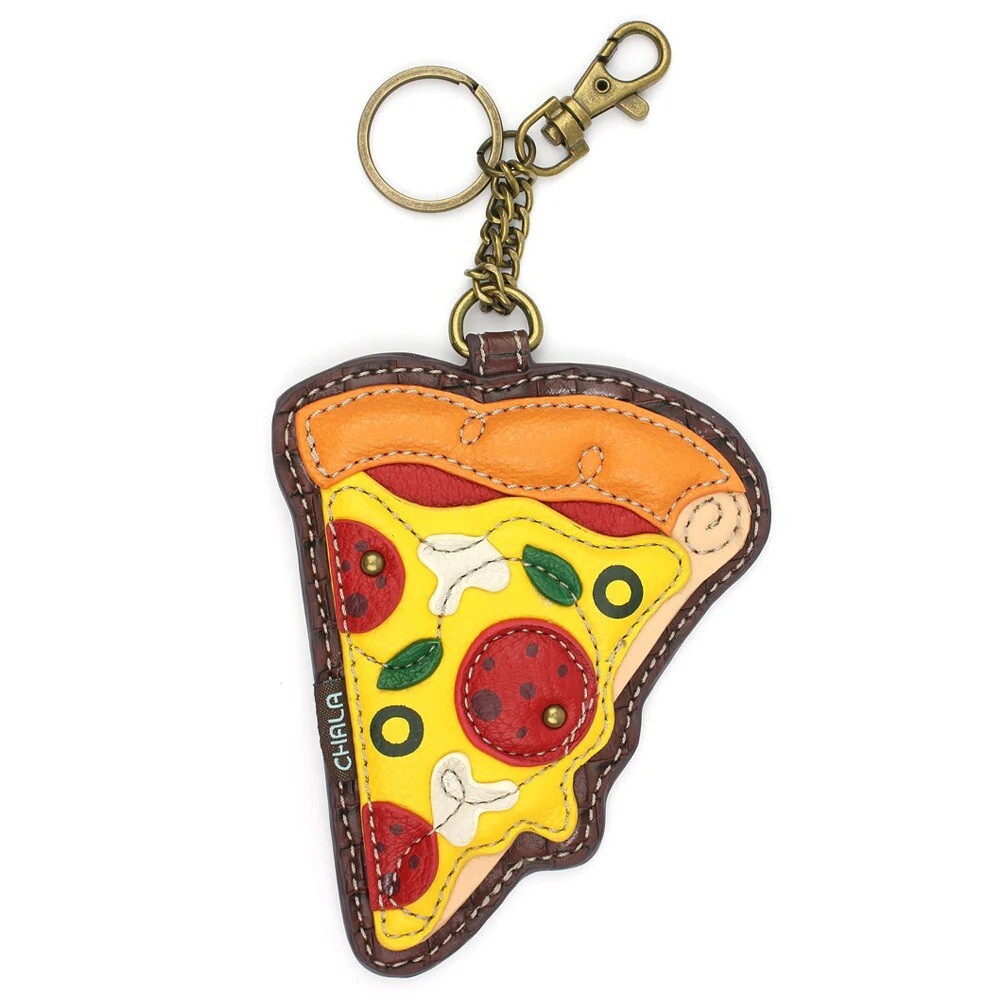 Chala PIZZA Key Fob / Coin Purse Keychain Purse Accessory Food Collection NWT