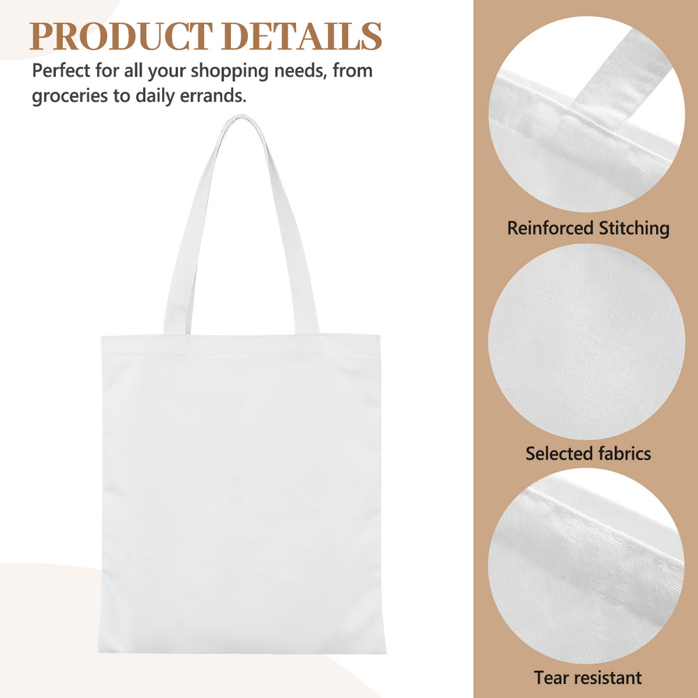 Custom Tote Bag Canvas Logo/Text/Image Print Your Design Durable Personalized