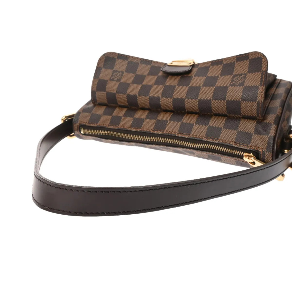 Louis Vuitton GM N60006 Shoulder Bag Damier Canvas Ebene #WB2716