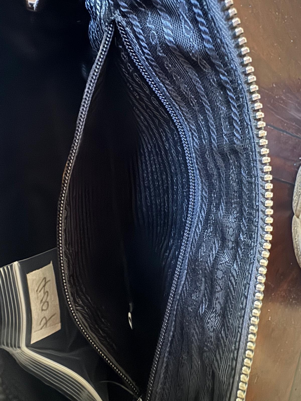Authentic Prada Black Leather Handbag-MSRP$2,108