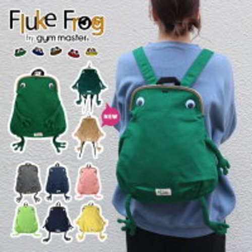 Gym master Fluke Frog backpack clutch normal regular size Green G321357 Japan