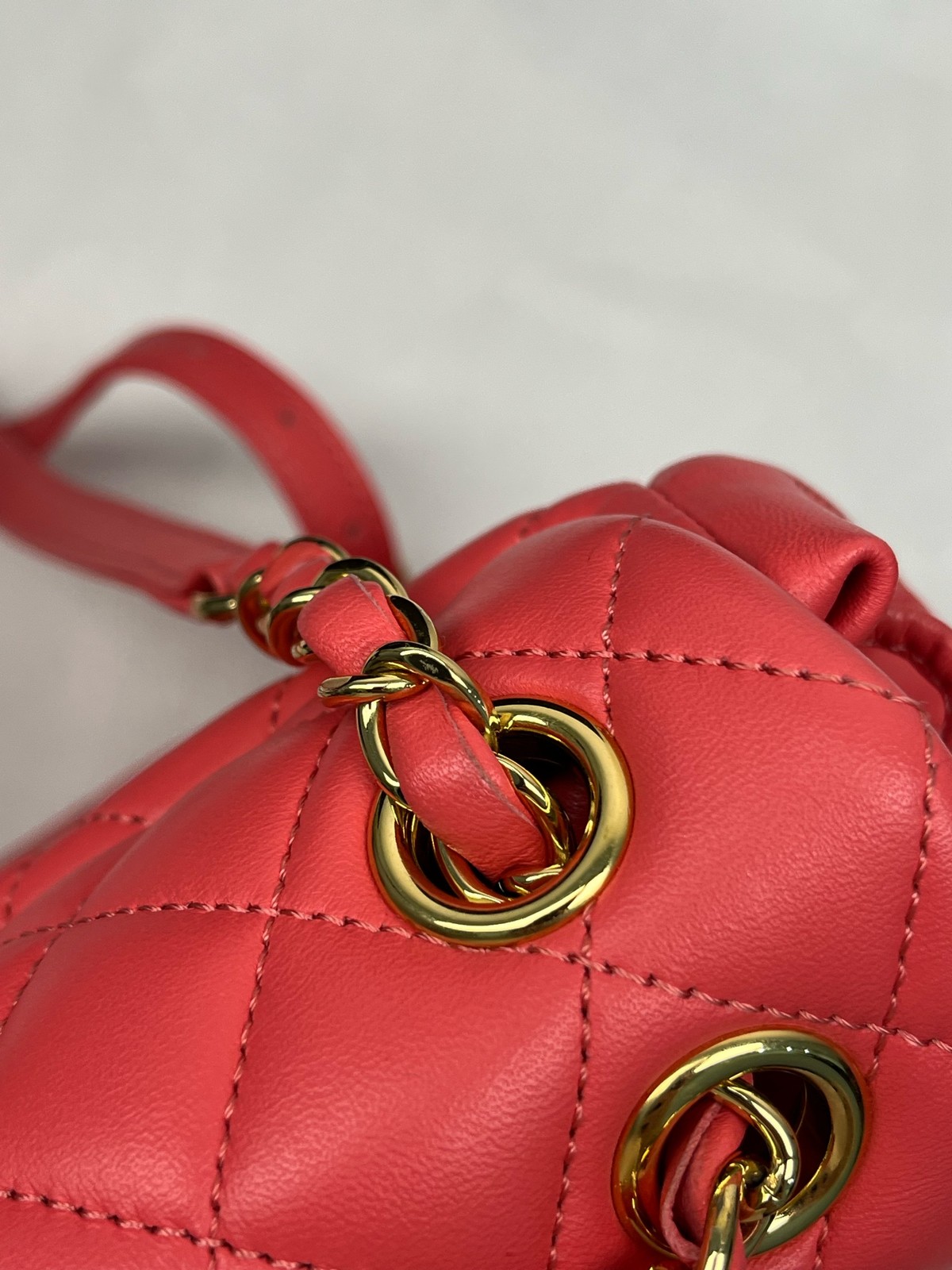 Chanel Salzbourg Classic Normal Coral Pink Lambskin Multiway Backpack Duty Paid