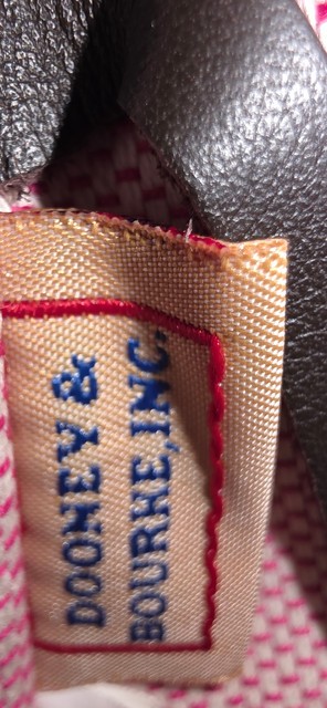 Dooney & Bourke Monogram Signature Logo Lock Tote Handbag Beige