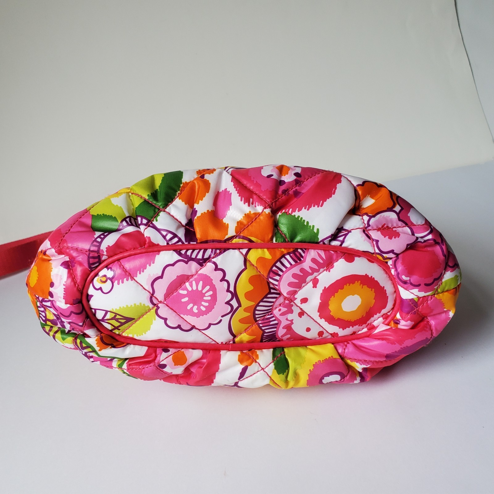 Vera Bradley Puffy Clementine Crossbody Bag Purse Quilted Pink Tote 13082-152