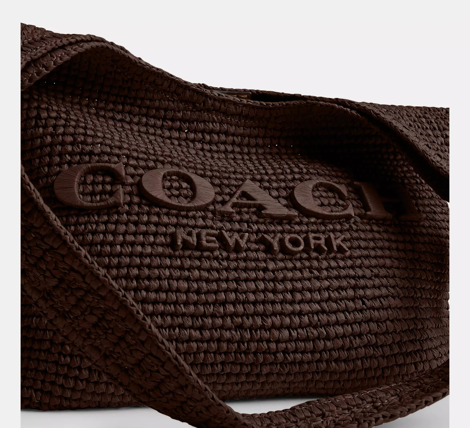 NWT Coach Brooklyn Shoulder Bag 28 CDU75 Straw/Brass/Maple