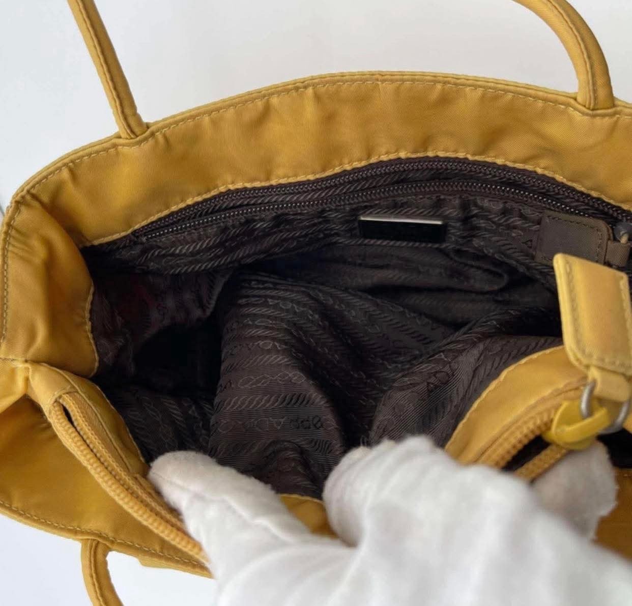 PRADA Tessuto City Nylon Tote & Shoulder Bag W COA