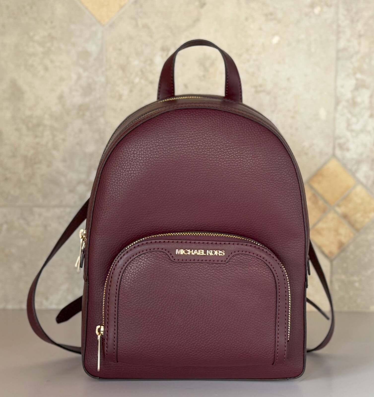 MICHAEL KORS JAYCEE MEDIUM ZIP POCKET BACKPACK
