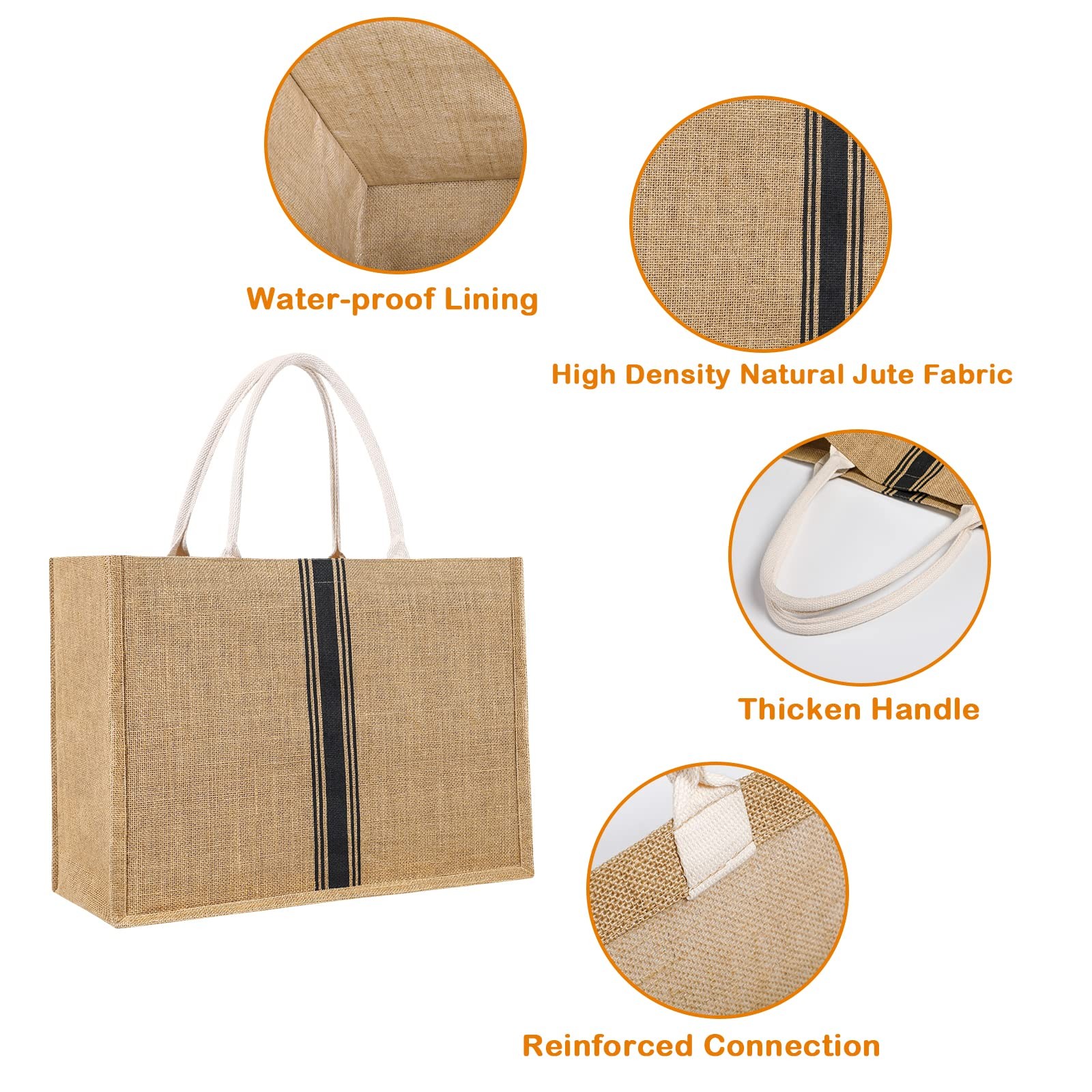 Trifabricy Beach Bag, Large Beach Bag for Women, Woven Straw Beach Tote Bag Wate