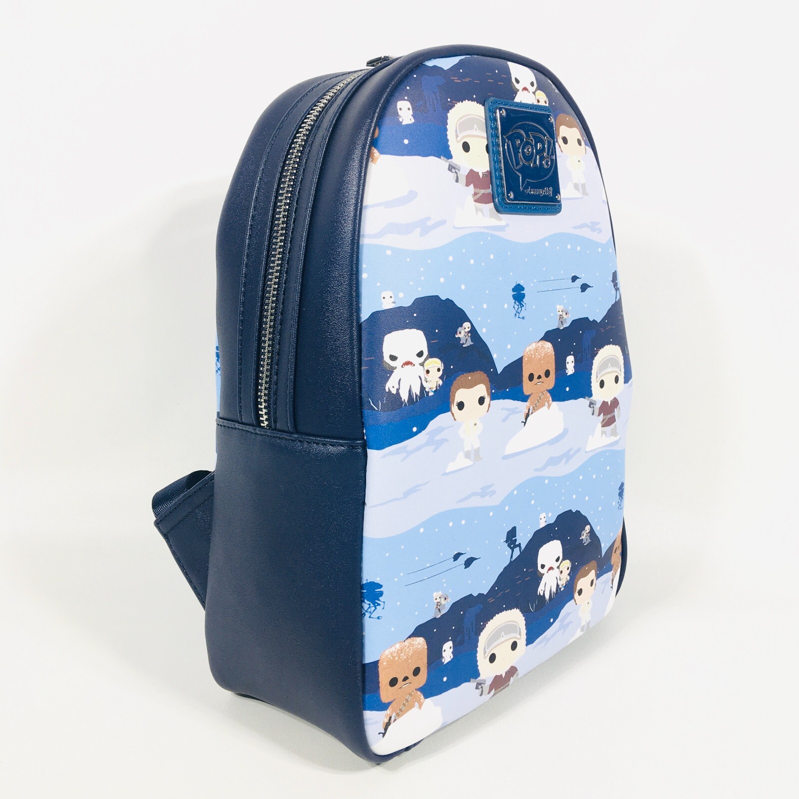 Loungefly POP Star Wars Hans Solo Princess Leia On Hoth Mini Backpack Exclusive