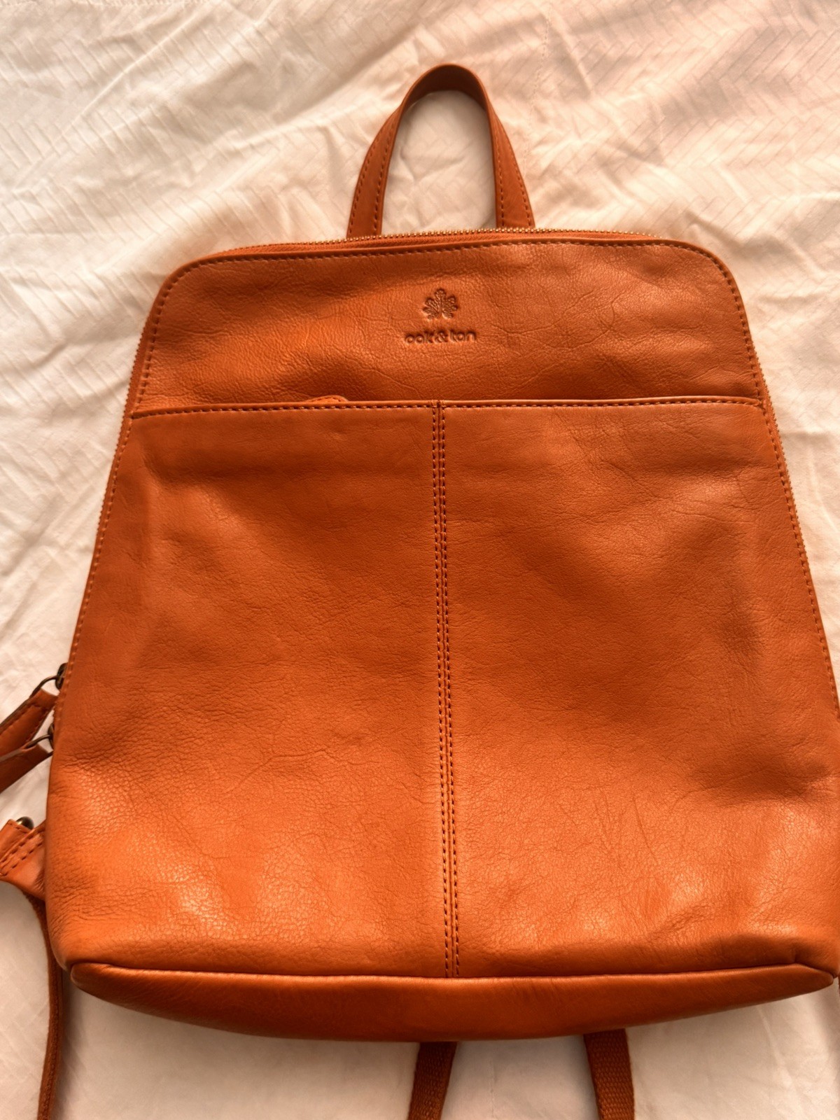 Oak & Tan Leather Chestnut Back Pack Purse NEW Adjustable Straps
