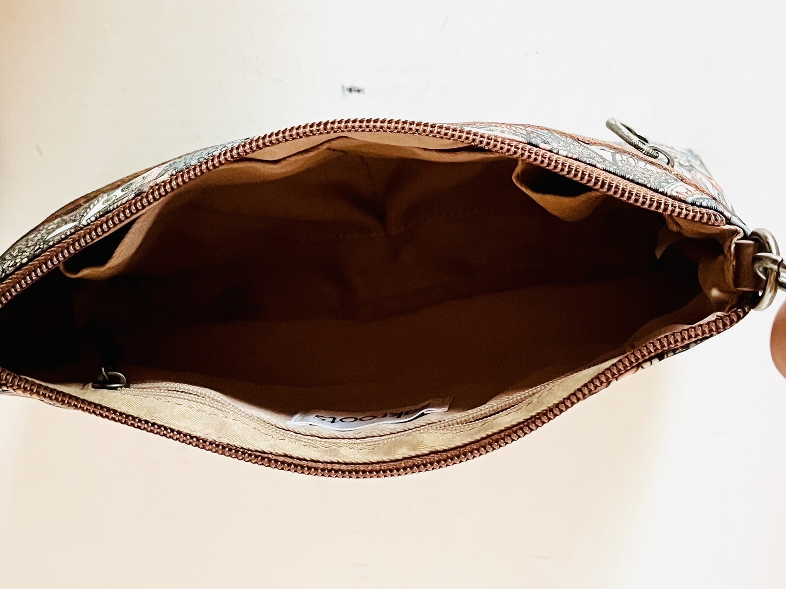 SAKROOTS 100% Polyester Multicolor Crossbody Converts To Shoulder Bag 9x6x3