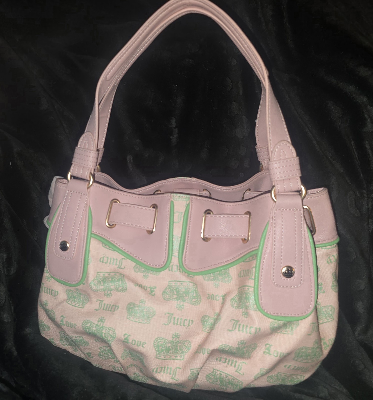 Juicy Couture Fan Club Satchel In Pink Diamond NWT Viral Limited Edition