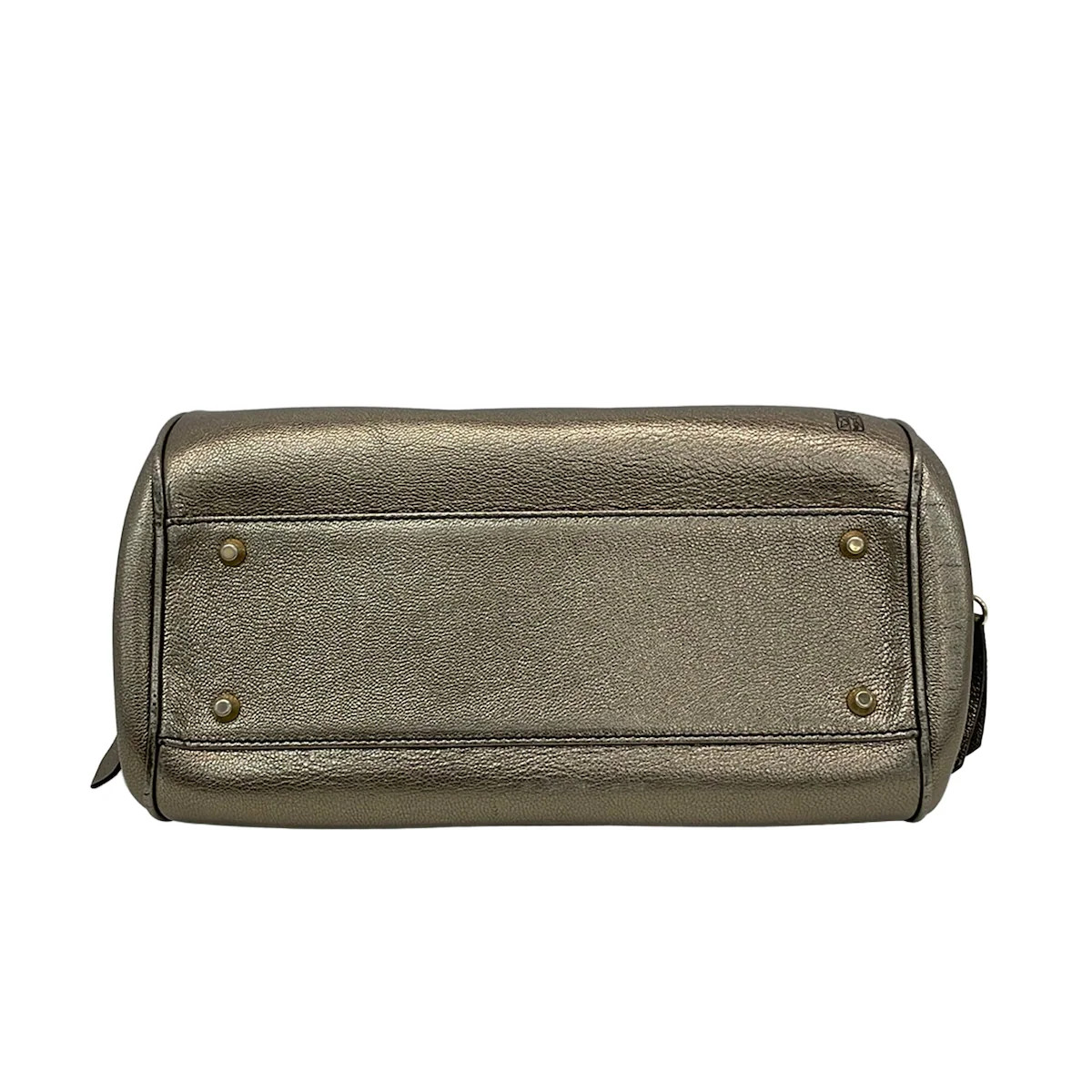MORABITO Gold Leather Handbag