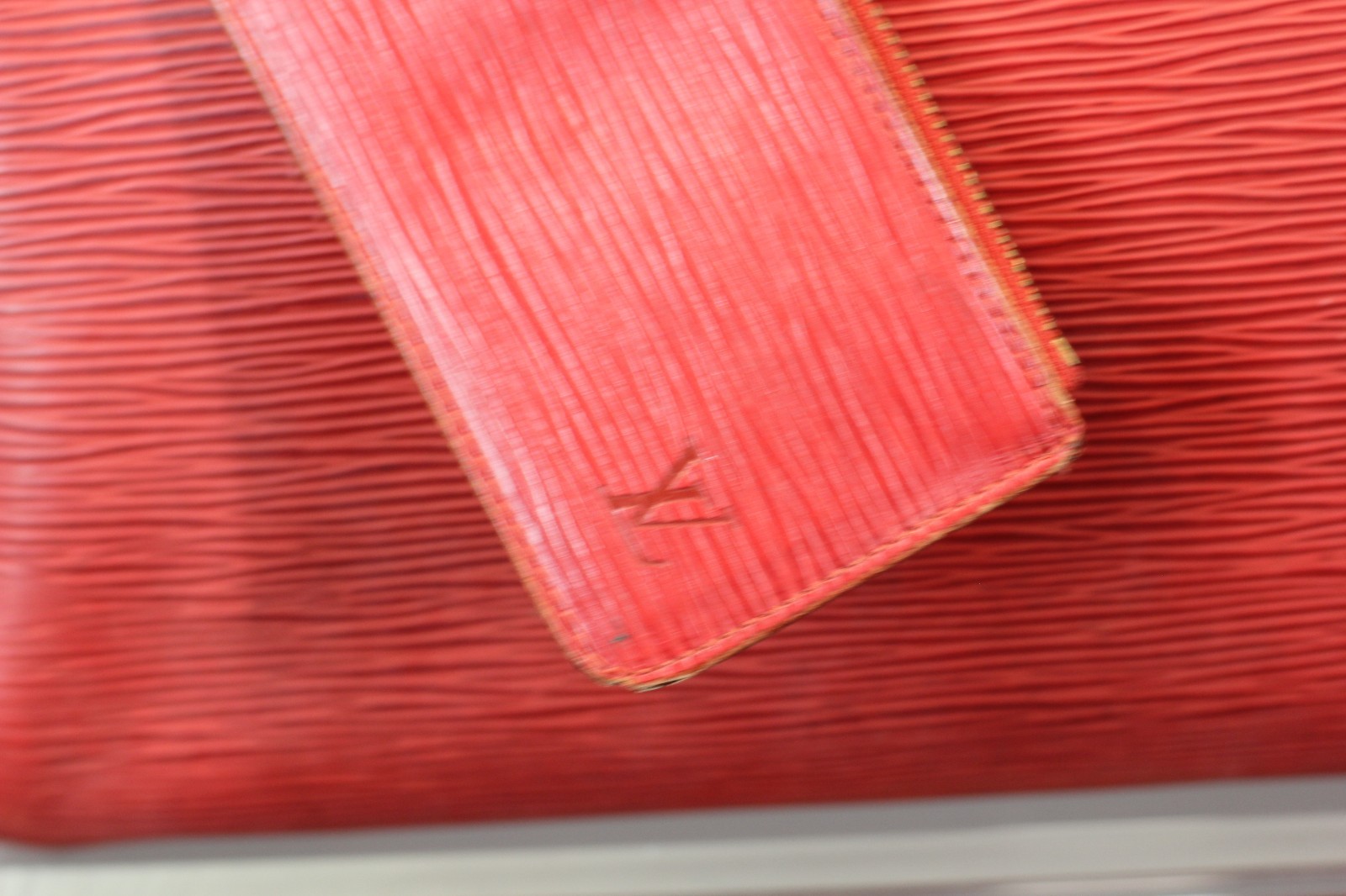 Louis Vuitton Speedy 35 Castilian Red Epi Leather with Pochette Cles Key Pouch