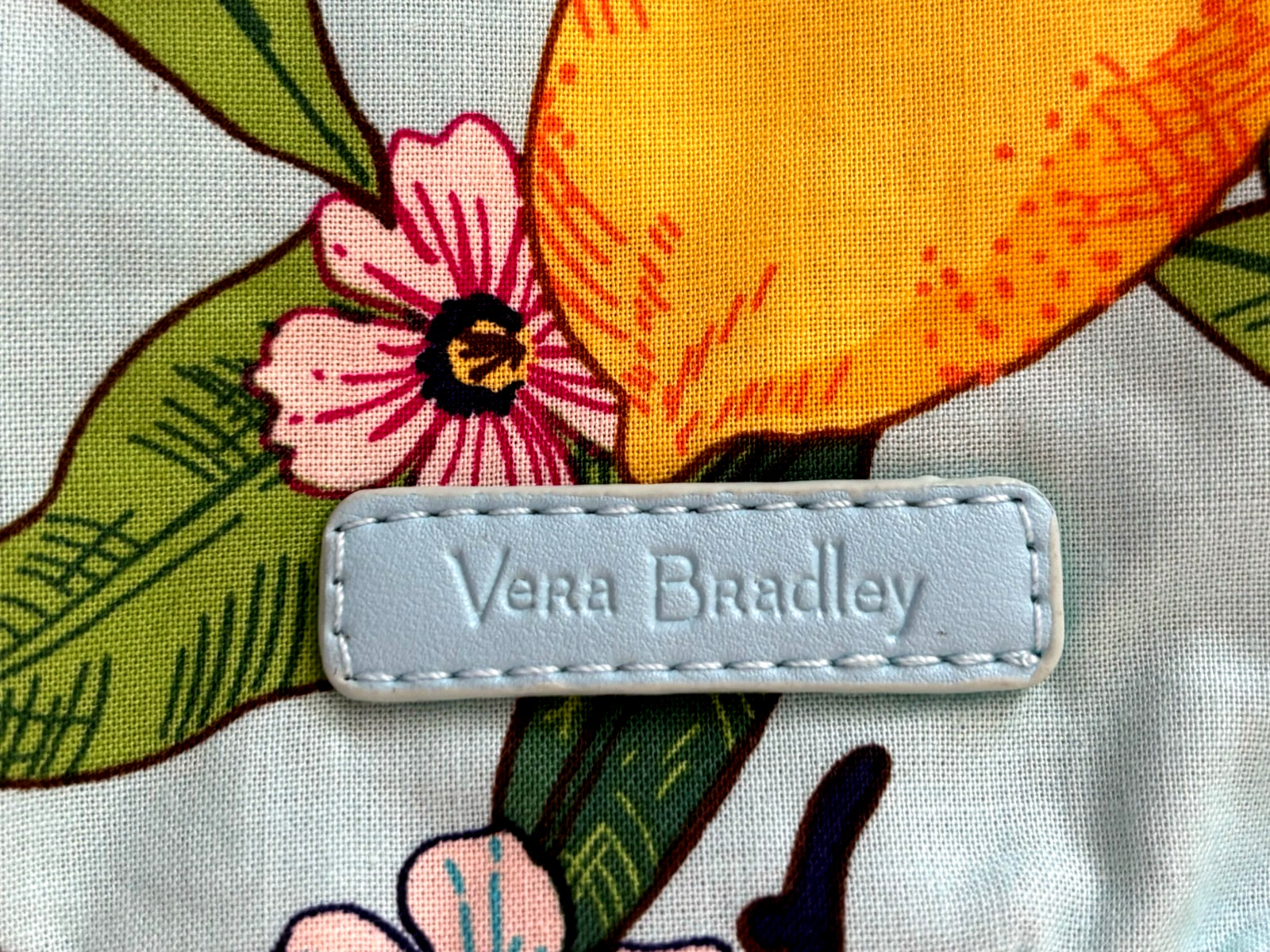 NWT- Vera Bradley plastic lined Travel Ditty Bag ~ Lemon Grove