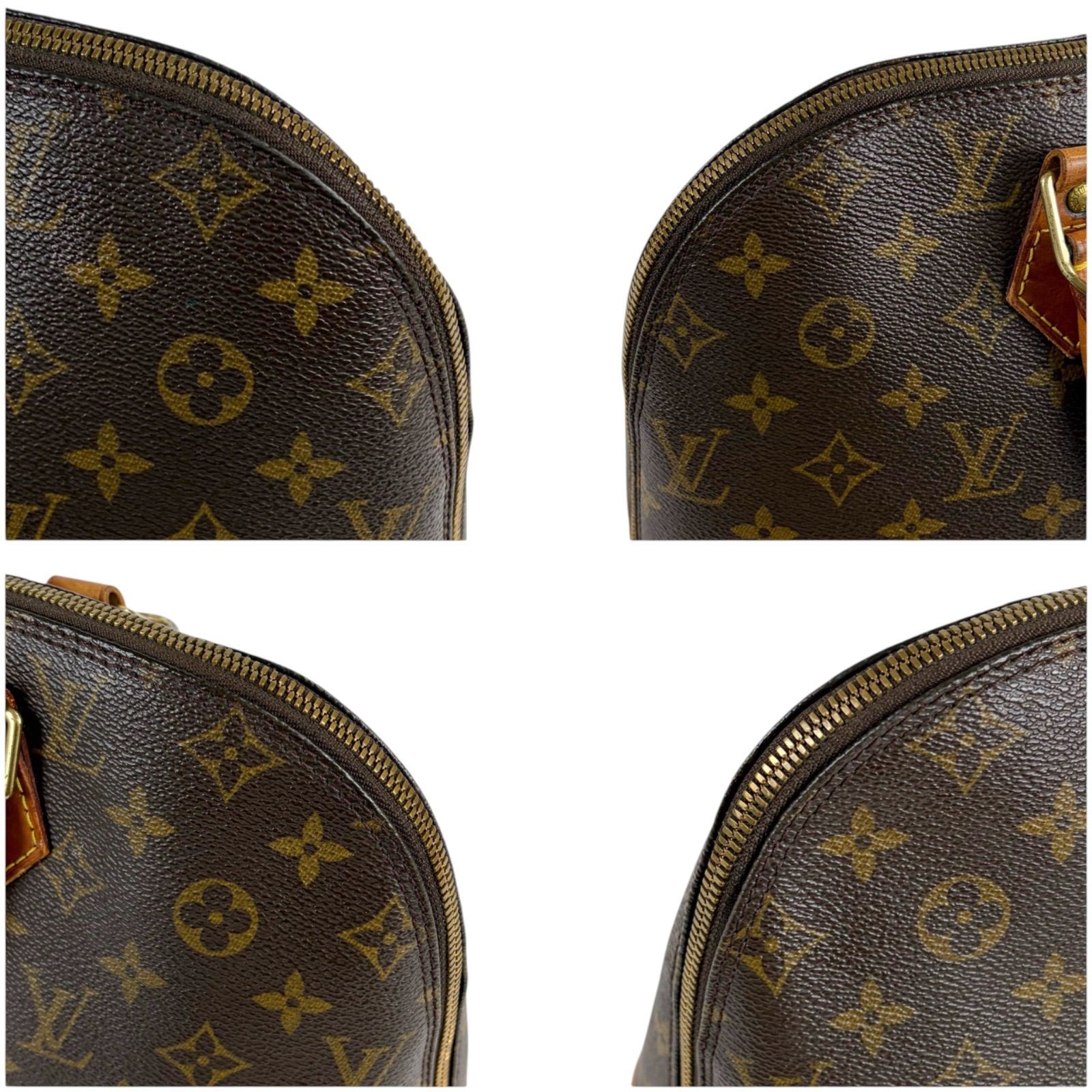 LOUIS VUITTON Alma PM Monogram Handbag Brown Top Handle Dome Bag BA1908 Auth