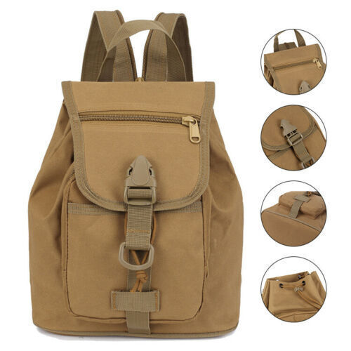 Mini Tactical Backpack Shoulder Bag Travel Daypack Outdoor Sport Casual Bookbags