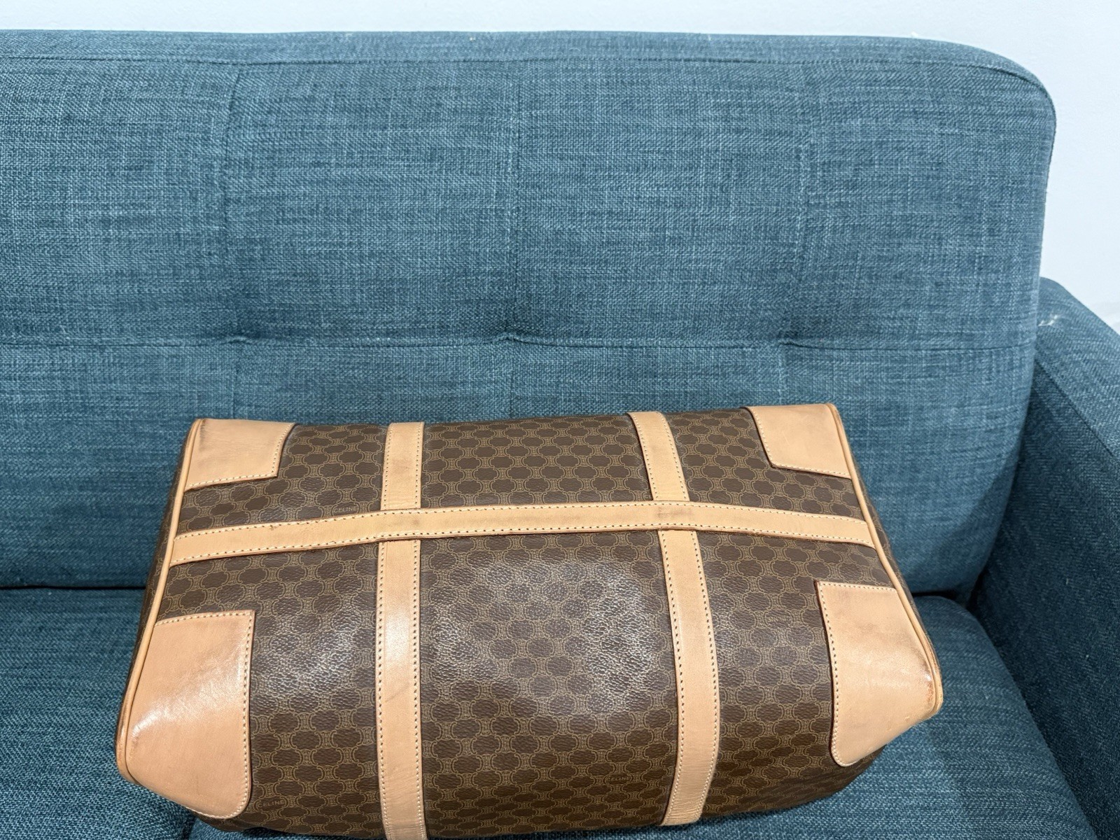 Vintage Celine Macadam M13 Large Travel Duffle – Authentic Italian Luxury