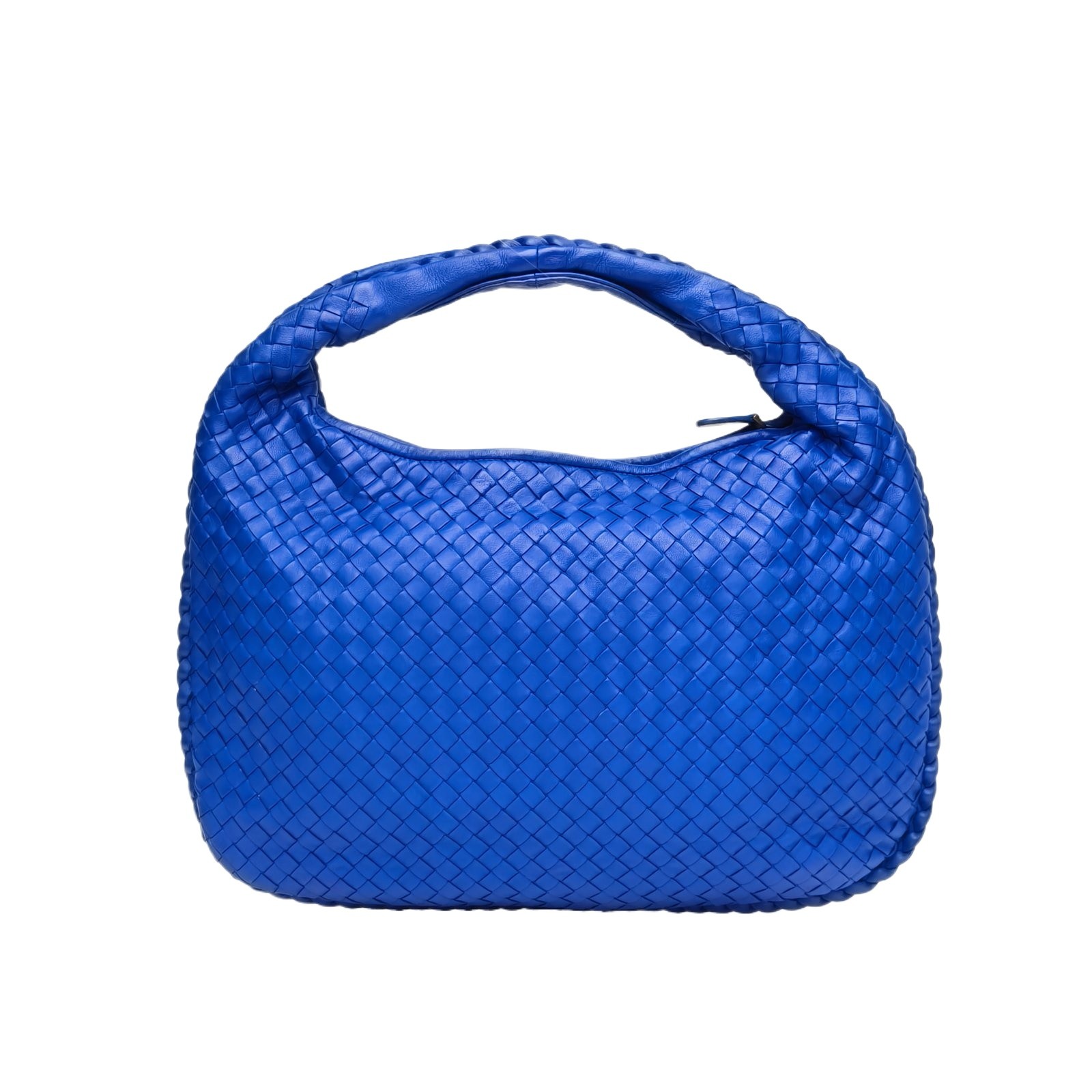 BOTTEGA VENETA Blue Medium 38cm Lambskin Shoulder Bag