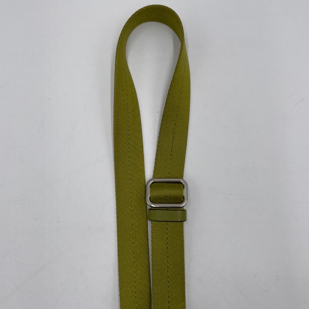 COACH Shoulder bag Leather Green 2way Authentic From Japan