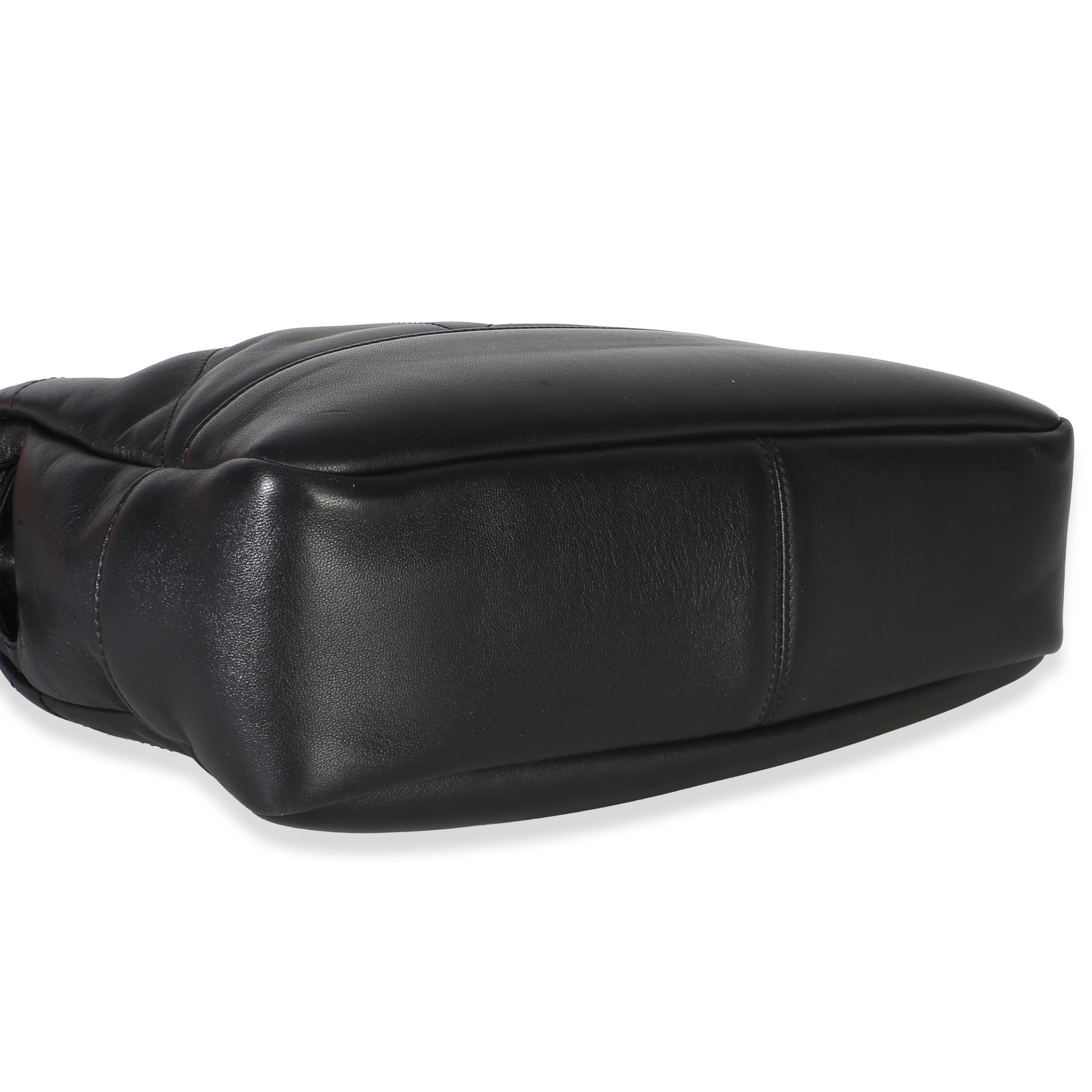 Saint Laurent Black Quilted Lambskin Jamie Small Shopping Tote