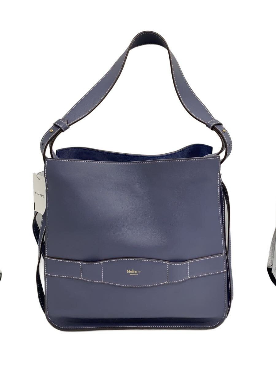 MULBERRY Shoulder Bag Leather Blu ?NULL Used