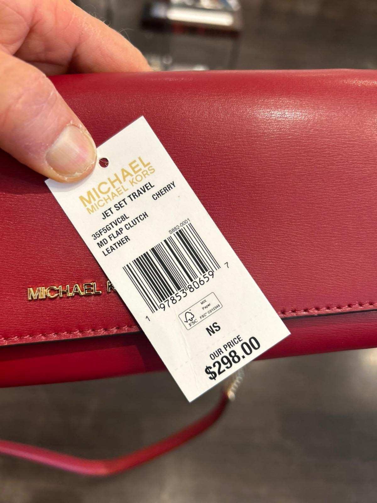Michael Kors Jet Set Women Medium Leather Chain Flap Clutch Xbody Bag Variation
