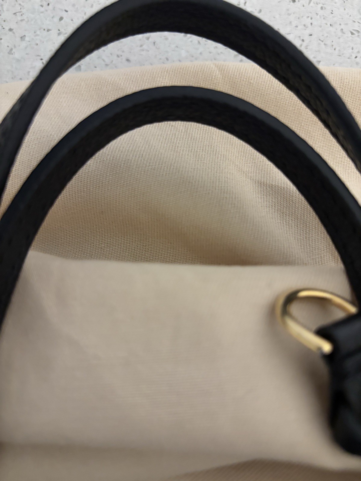Louis Vuitton Neverfull Tote Bag MM Black Monogram Empreinte Leather