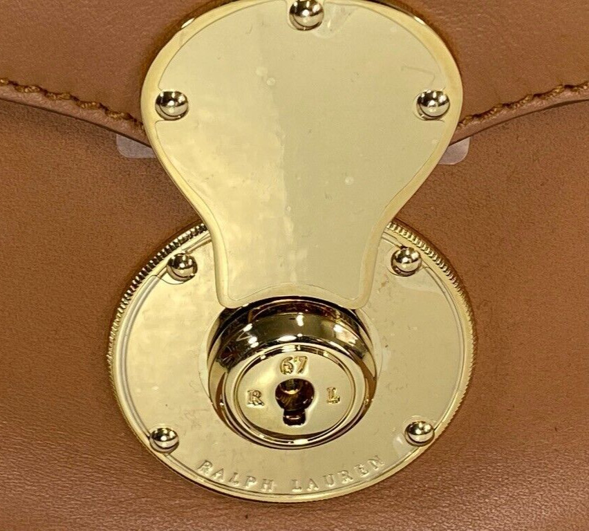 NEW RALPH LAUREN DRAWSTRING BUCKET BAG LEATHER HANDBAG ***(NO KEYS)*** ~ $2,500