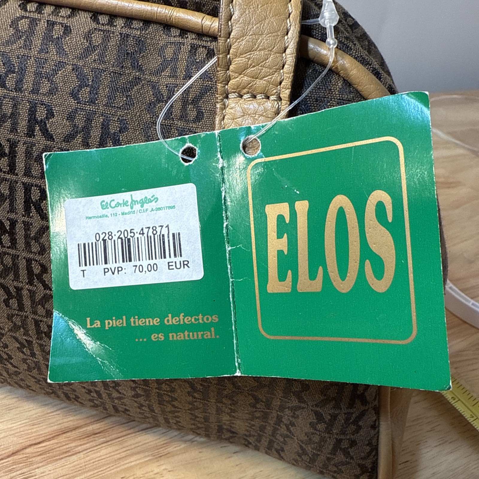 Pedro Rogado Purse ELOS Made in Spain/Genuine Leather Trim, purchased in Madrid