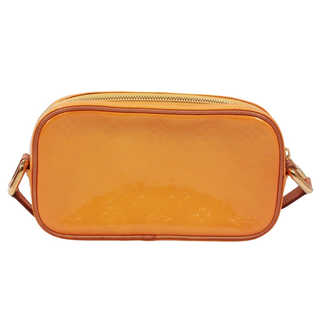 LOUIS VUITTON M91108 Christy MM Shoulder Bag Monogram Vernis yellow Women
