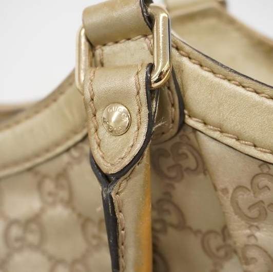 Gucci Sukey Tote Bag Guccissima Leather Beige Gold 211944