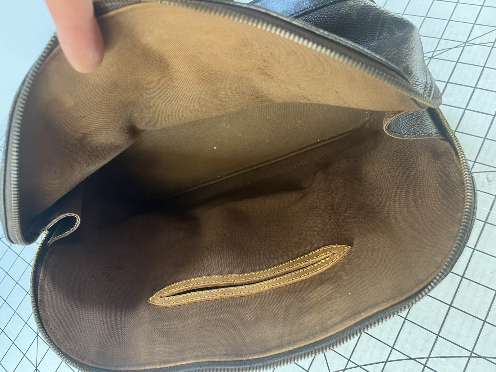Vintage Louis Vuitton Monogram Alma PM Handbag As Is Repair TLC Missing Handles