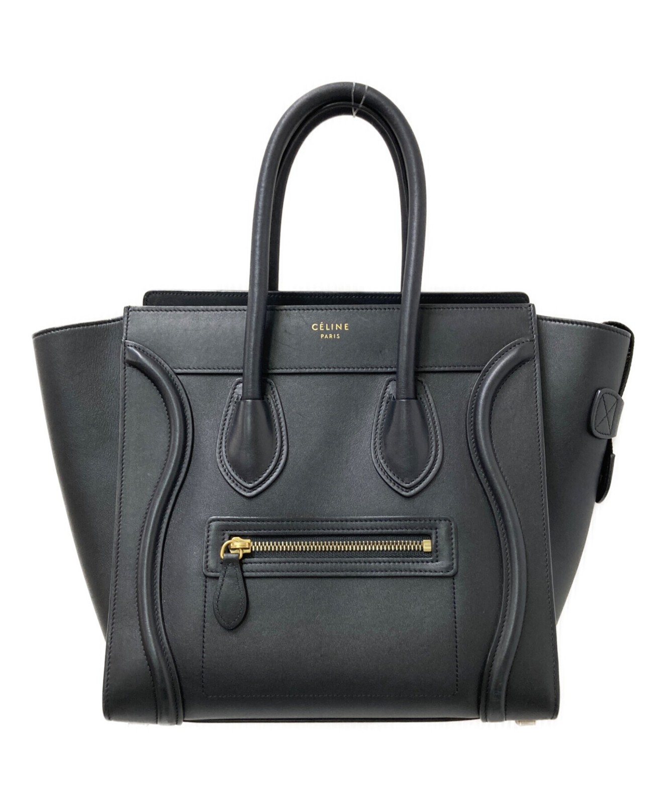 Celine Luggage Micro Shopper Handbag 189793 Black Women’s #TFB11963