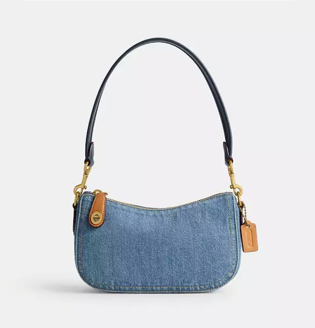 NWT❤️ Coach Swinger 20 Denim B4/Indigo CR553 Shoulder Bag