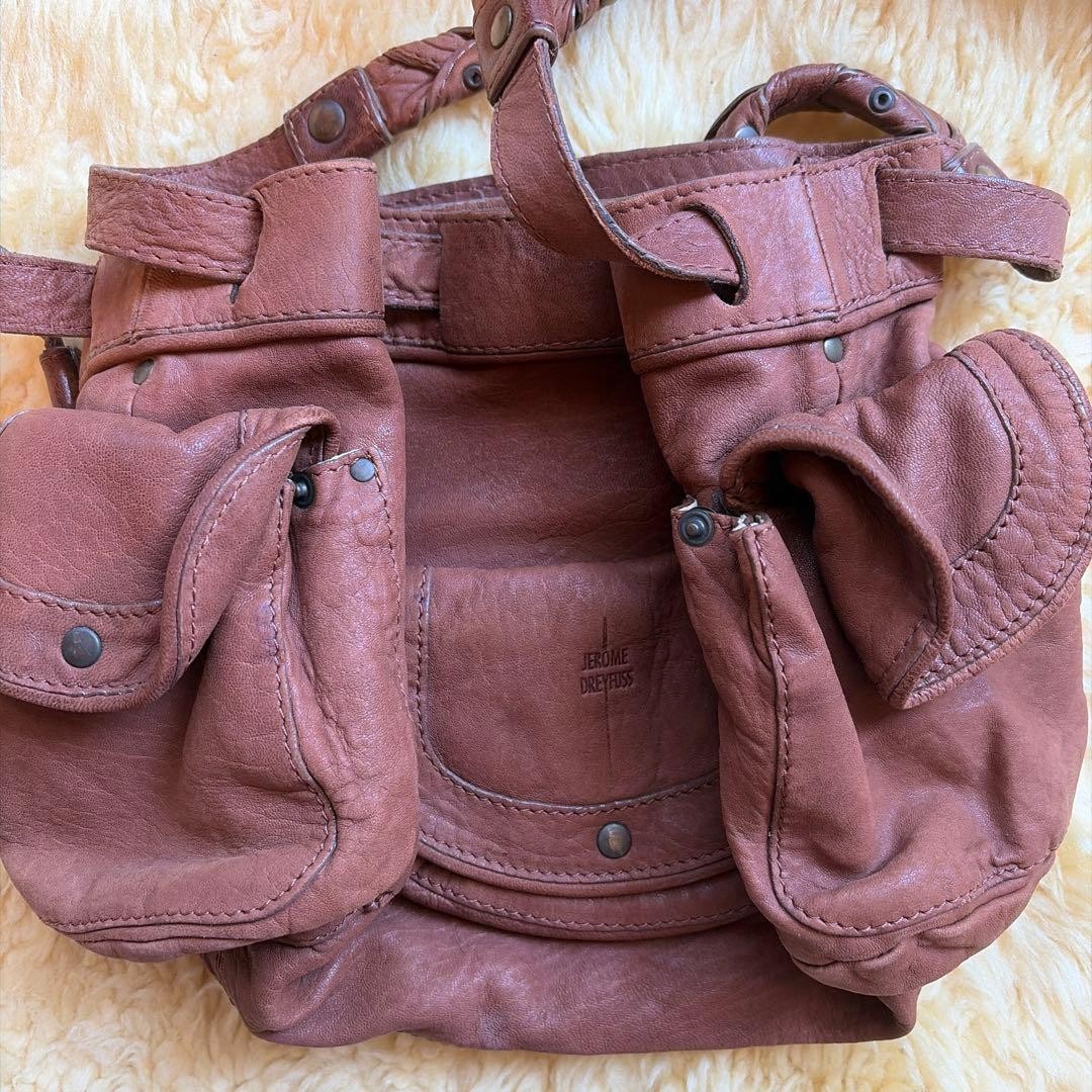 Jerome Dreyfuss Shoulder Bag Leather Women Rare Model limited Edition VHTF Pre-o