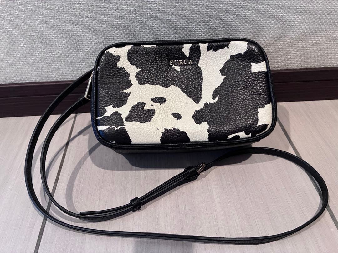 Limited edition FURLA camera bag animal pattern shoulder Furla