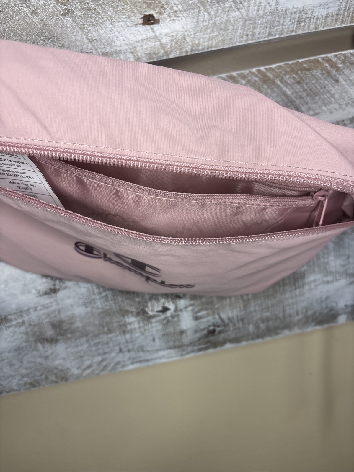 NWT Champion Light PinkFanny Waist Pack Inside Pocket