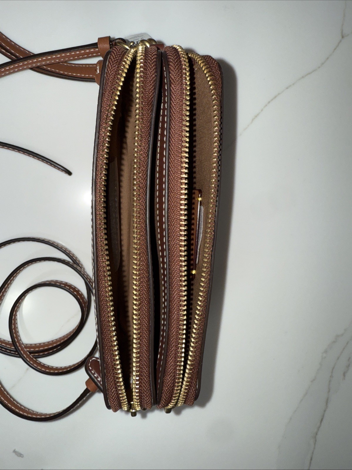 ❤️Coach Kira Dark Natural Multi Crossbody In Original packaging