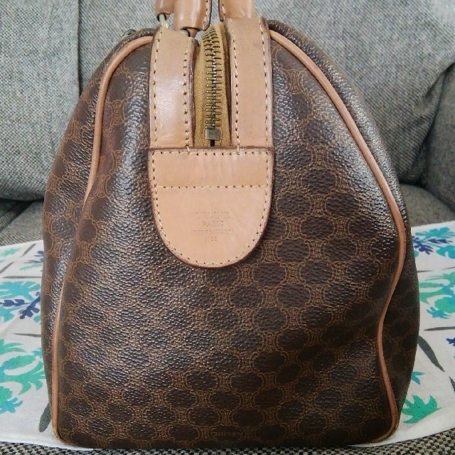 Celine Macadam Triomphe Mini Boston Handbag