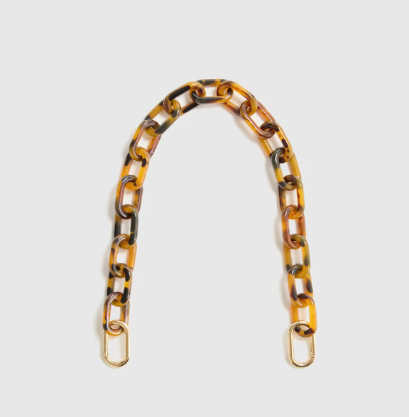 NWT QUINCE RESIN SHOULDER STRAP GINGER TORTOISE REPLACEMENT STRAP MSRP $30.00